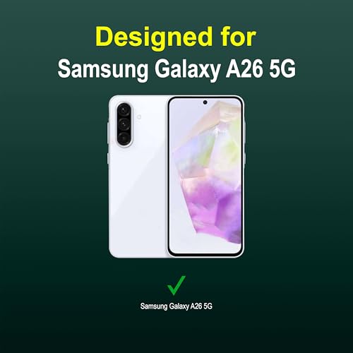 Image of Zapcase Back Case Cover for Samsung Galaxy A26 5G | Compatible for Samsung Galaxy A26 5G Back Cover | Liquid Silicon Magic Case with Camera Protection | Dark Green