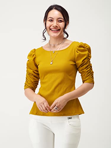 Image of AASK Casual Solid Women Top