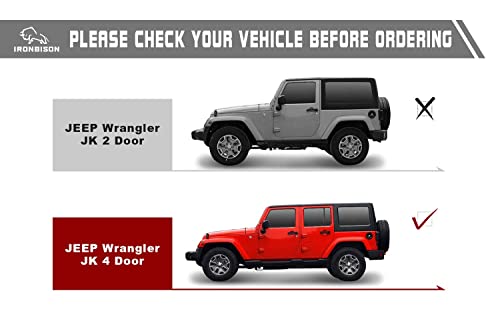 Estribos para Jeep Wrangler JK 2007-2018 (2 piezas) miniatura 3