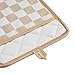 Ohocut Beige Checkered Pot Holder, Checkerboard Potholders for Kitchen, Silicone Pot Holders with Pocket for Kitchen Clearance 2 Pack Set, Hot Pads and Oven Mitts for Cooking Baking