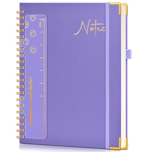 Carnet ligné à lignes universitaires anti-bavure pour homme et femme actifs