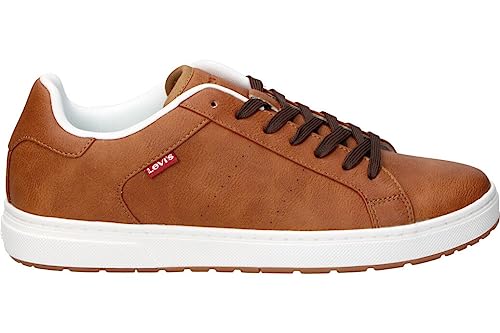 Image of Levi's Men's PiperSneakers, Medium Brown, 10 US