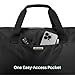 Ricardo Beverly Hills Avalon Drop-Bottom Weekender Duffel – Stylish Tote Bag for Women, Carry On Luggage & Travel Essentials, 38L, Black