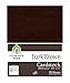 Dark Brown Cardstock - 8.5 x 11 inch - 65Lb Cover - 50 Sheets