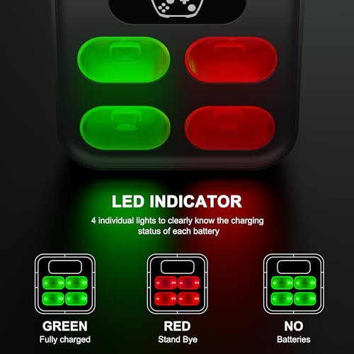charger for xbox one controller battery pack with 4x4080mwh usb c xbox rechargeable battery pack series xs one sone xelite controller charger station accessories 1700mah