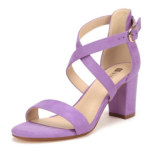 IDIFU Women's IN3 Grace Strappy Block Heels Sandals Comfy...