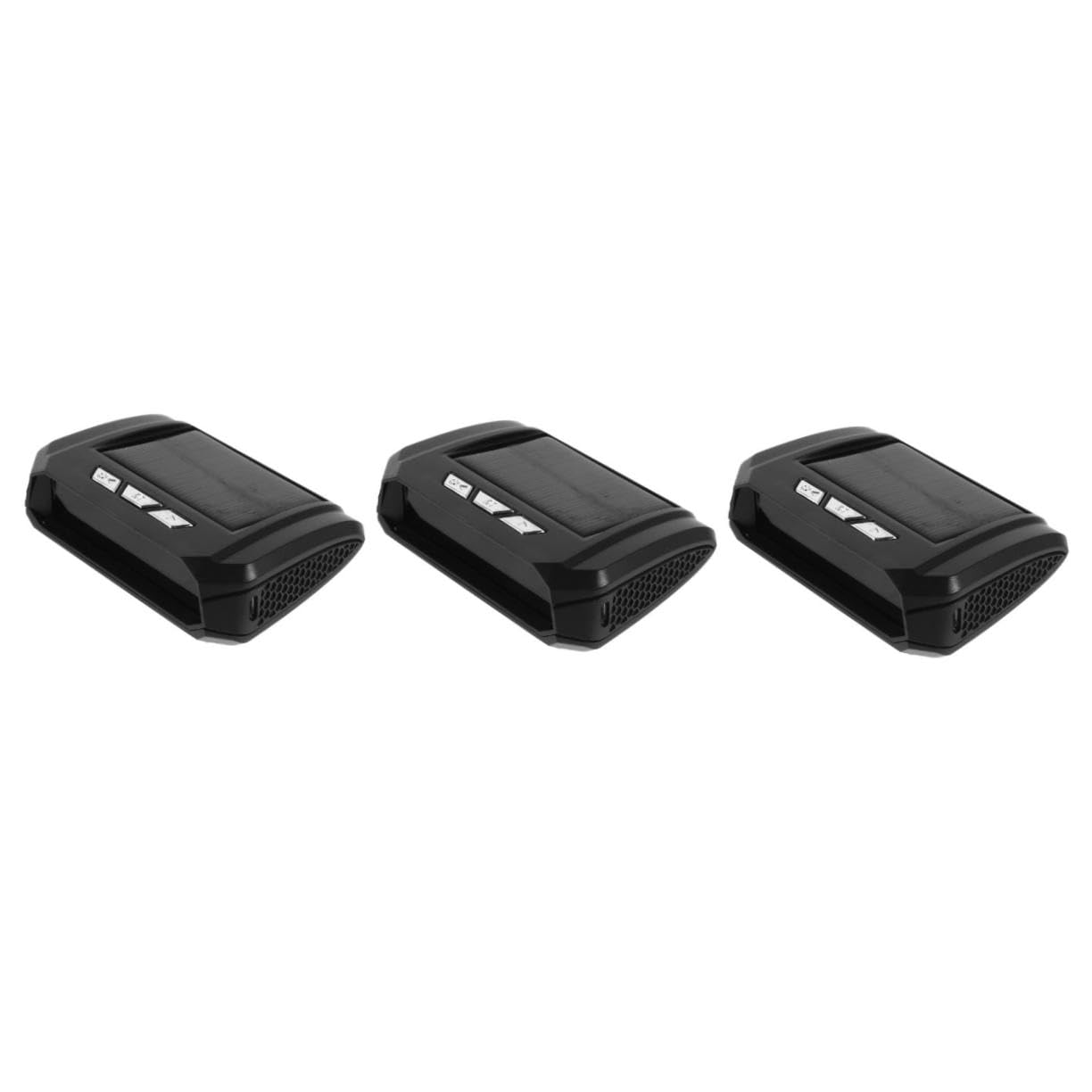 Luxshiny Multifunctional Solar Car Clock with Digital Display for Date and Temperature Dash Mounted Clock for Cars Trucks and Golf Carts