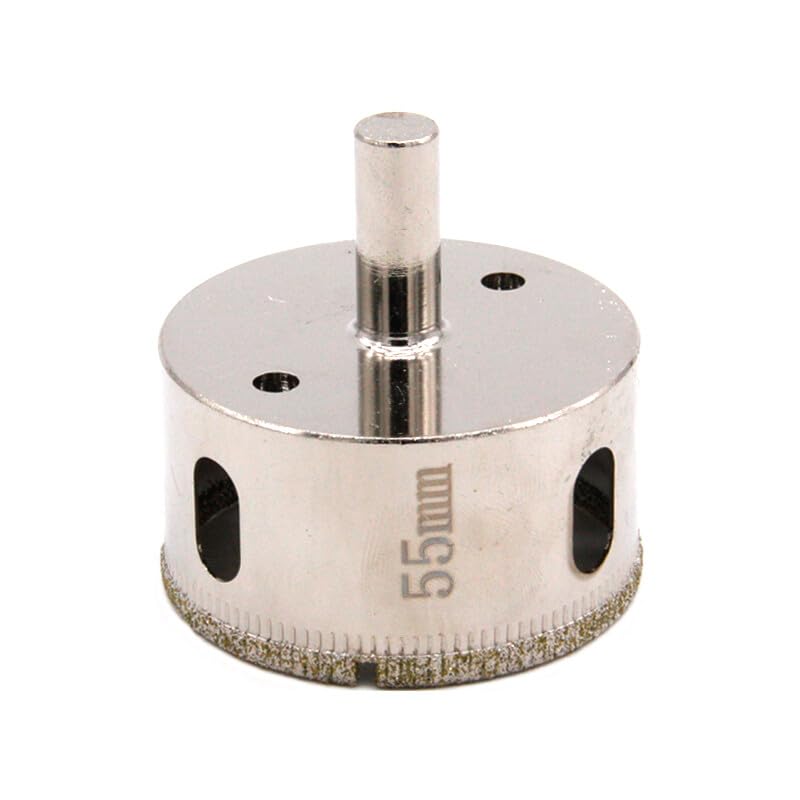 55mm Coated Glass Hole Saw Drill Bits for Tile Marble