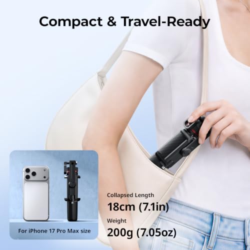 Image of SMALLRIG VT-17 3-in-1 Multifunctional Travel Tripod, 4-Section Extension