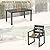 Cozyman Patio Table and Chairs Set, HDPS Outdoor Dining Set for 6, Patio Furniture for Deck, Poolside, and Backyard, Dark Gray