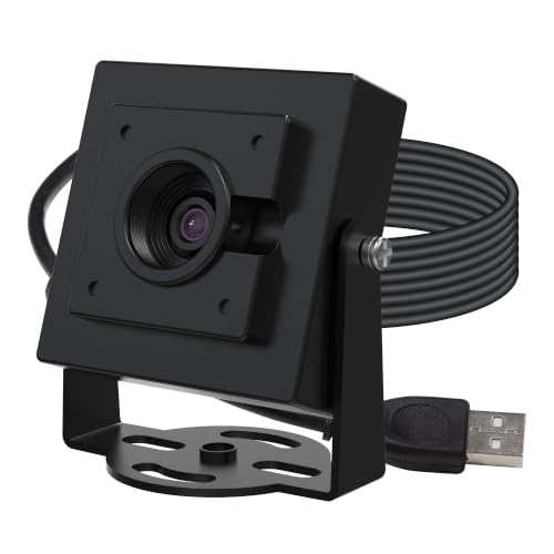 Arducam 12MP HDR USB Camera Module, 120° Wide Angle Fixed Focus UVC Webcam, 4608×2592 Resolution Mini Camera for Windows Linux Android macOS, LightBurn 3D Printer