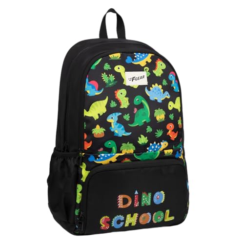 Image of F Gear Playcraft School Backpack for Kids 19L Soft Touch Lightweight & Durable | 2 Spacious Compartments, Front Pocket & Bottle Holder for Everyday Use