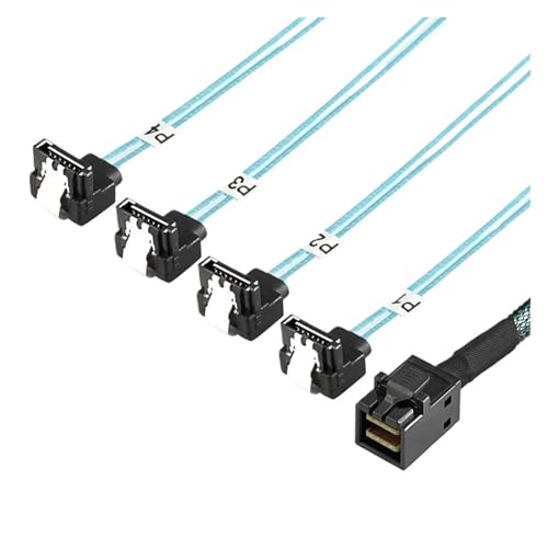 Cable interno SFF-8643 a 4 SATA 1m miniatura 2