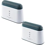 SEWACC 2 Stück Kühlschrankbox mit Aktivkohle Geruchsneutralisator Wiederverwendbare Weiße PP Kasten für Frische Geruchsfreie Luft im Kühlschrank und Gefrierschrank