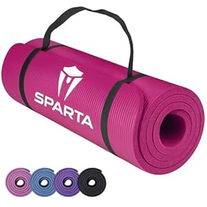 NBR Yoga Mat Exercise Fitness foam Extra Thick Non-Slip Large Padded High Density for Pilates gymnastics stretching Workout with Free Carry Strap