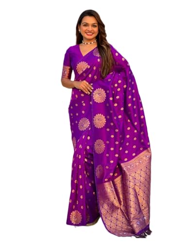 Sari Kanjivaram en soie Pujia Mills pour célébrations et mariages élégants