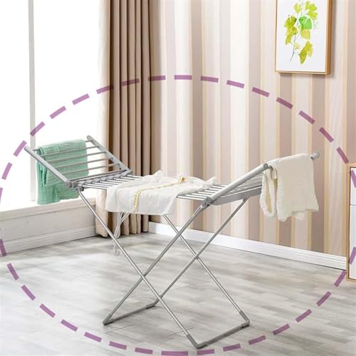 Étendoir à linge sur pied pliable pour sécher facilement vos serviettes