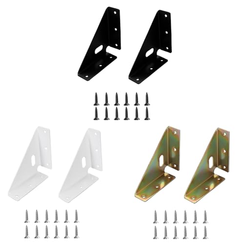 3 colori, 2 giunti a soffietto resistenti, per stabilizzare tavoli, sedie, armadi e letti, supporti per mensole di mobili