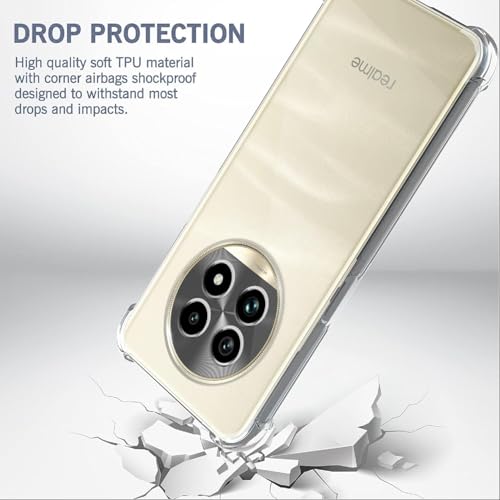 Image of Compatible for [ realme 14 Pro Lite 5G ] Bumper Back Case Cover for [ realme 14 Pro Lite 5G ] - Transparent