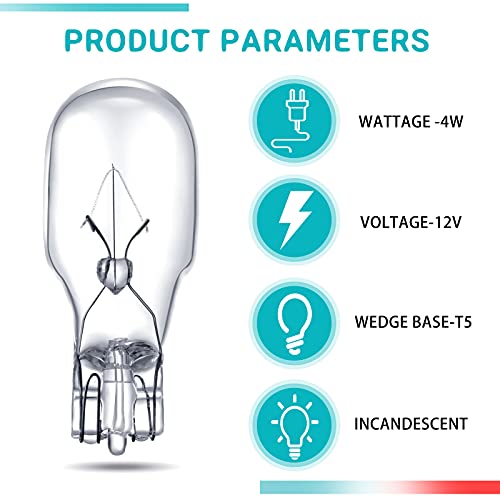 Riakrum SUVELAM T5 Landscape Light Bulbs 12 Volt 4 Watt Landscape Bulbs Low Voltage Landscape Lighting Bulb Malibu Bulbs Light Bulb thumb #2