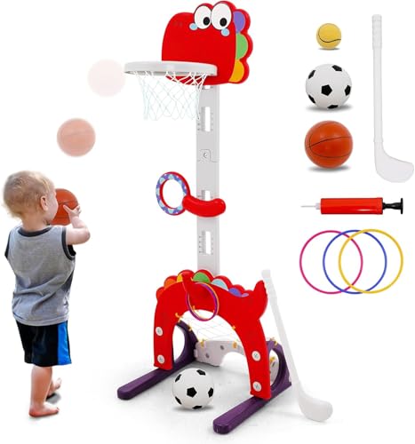 Panier de basketball enfant réglable pour canaliser l'énergie des petits à la maison