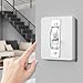 4 Pcs Light Switch Guard Cover Baby Proof Wall Switch Cover Guard Light Switches Blocker for Toggle Lights Switches Protects Your Lights Circuits from Being Accidentally Turned On or Off