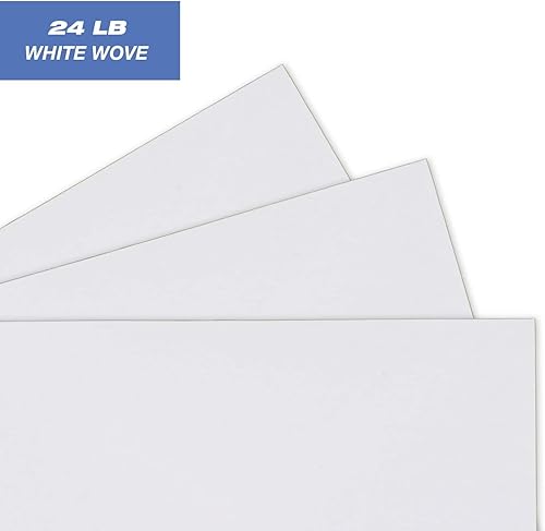 Miniatura 3 de Mead Sobres de invitación estándar A2, cierre engomado, 4-38" x 5-34", papel premium de 24 libras, blanco, 100 por caja (CO198)