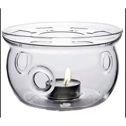 JIABO Borosilicate Glass Teapot Warmer Cover