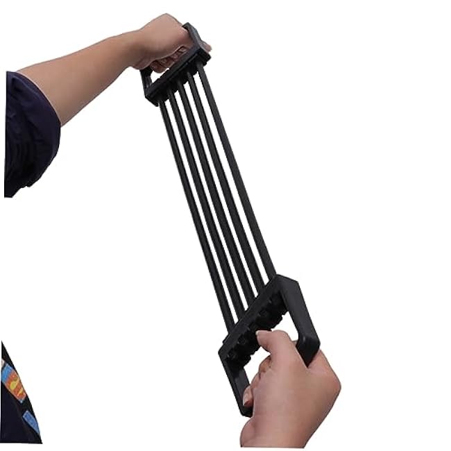 BESPORTBLE Adjustable Chest Expander Spring Steel Resistance Band for Muscle Fitness Training Indoor Gym Equipment Develops Upper Back Arms Lightweight Portable Random Colors