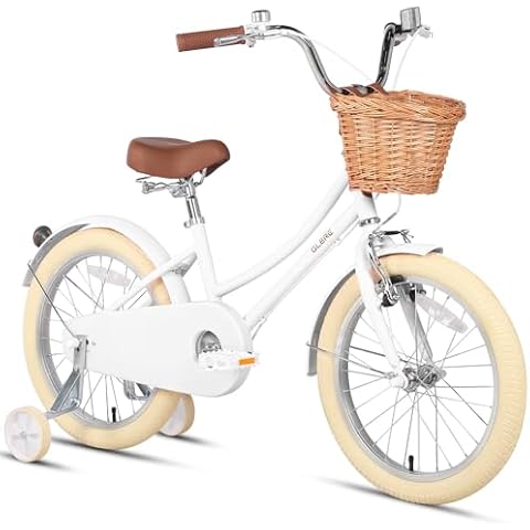 Glerc 18 Inch Kids Bike with Basket Cover