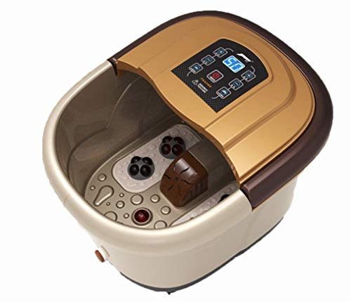 Fußbad Fußbad Spa mit Warmwasserbereiter (4 elektrischen Massage-Plattenspieler mit Kugeln) Massagegerät