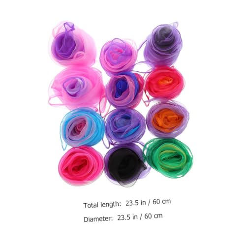 10pcs Dance Studio School Scarves Square Juggling Scarves Music Reusable Dance Accessories for Performances2