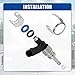 X AUTOHAUX 6 Set Fuel Injection Valve Seals Repair O Ring Kit for Audi A4 A6 A8 Q7 R8 2.8L 3.2L V6 V8 for VW Touareg Replace 06E998907G 6E998907G