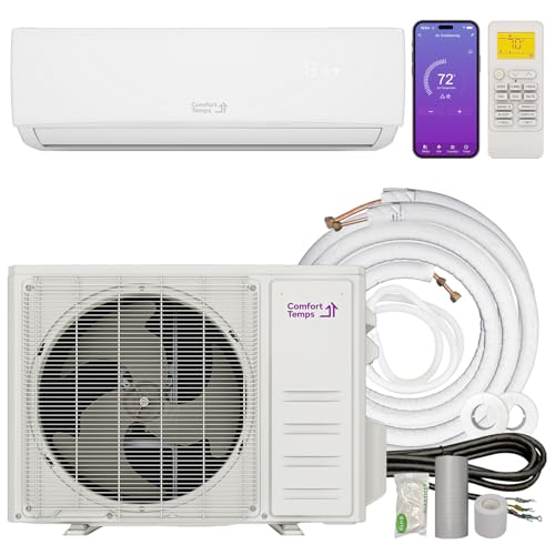 Energy-Saving 18000 BTU / 220V Mini Split AC/Heating System  - Detailed View