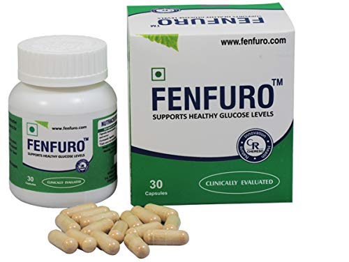 Image of dietary supplement- for healthy blood glucose management /blood sugar, patented, clinically evaluated, natural -30 capsules (Pack of 2)