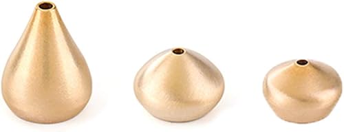 IKAAR Pack de 3 soportes de incienso de latón para quemador de incienso y cono