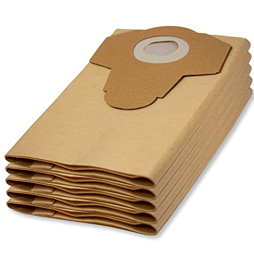 5 Parkside Lidl - Bolsas de aspiradora para aspiradora húmeda y seca PNTS 1250, 1250/9, PNTS 1300 A1, B2, C3, D3, E4, F5, PWD 12 A1, PAS 500 D3
