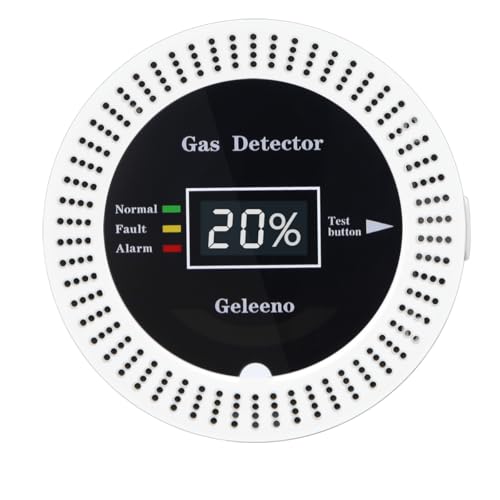 Image of Natural Gas Detectors for Home, Propane Gas Leak Detector with 59 inch AC Plug-in Cable