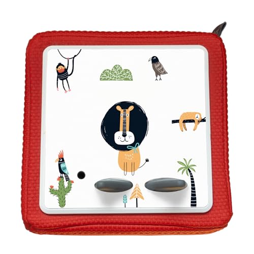 JP Journey Schutzfolie für Toniebox | Aufkleber Folie als Zubehör für Tonie (Einteilig, Löwe)