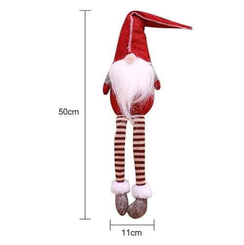 Neilden 3Pcs New Christmas Decoration Long Legs Rudolph Doll Christmas Children Gift Hotel Mall Window Decoration thumb #3