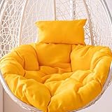 Cojín de repuesto para silla de columpio con almohada para la cabeza, 115 cm, cojín giratorio para mayor comodidad y estilo