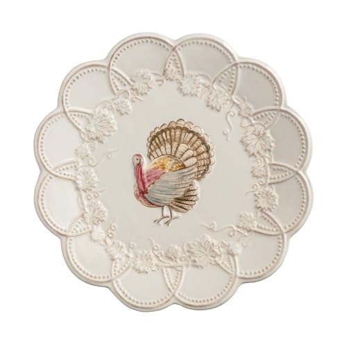 Mud Pie Thanksgiving Turkey Salad Plate