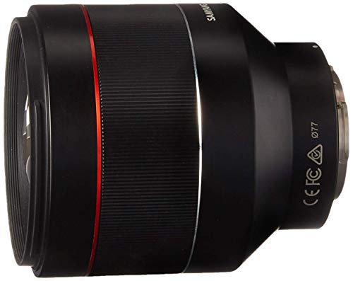 Samyang SYIO85AF-E 85mm F1.4 Auto Focus Weather Sealed Lens for Sony E-Mount (Renewed)