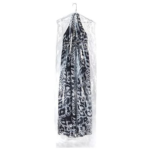 Hangerworld Lot de 50 Housses de Vêtements Pressing 183cm Calibre 80 P-72-80_50, Transparent