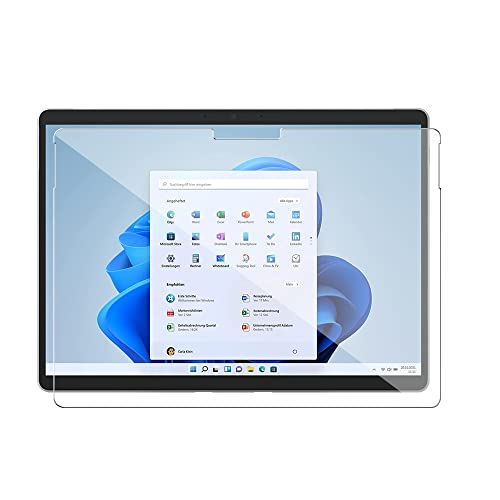 Soatuto Tempered Glass Screen Protector For Microsoft Surface Pro 9 / Pro 8 / Surface Pro X 13 Inch Tablet Screen Film Anti-Scratch High Sensitivity Ultra Thin High Response Easy Installation (1 Pcs) #TOP5