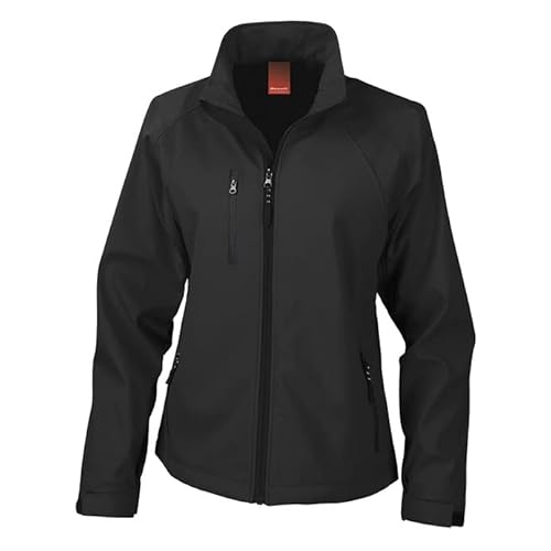 Result R128F Ladies Base Layer Softshell Jacket - Black - XL