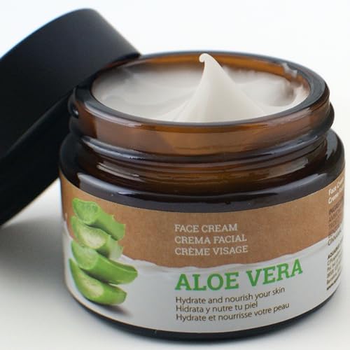 Crema Facial Mujer Hidratante y Nutritiva Para Día y Noche Con Aloe Vera Vegana Crema Hidratante Facial Mujer y Hombre Textura Gel-Crema Ligera De Rápida Absorción. Piel Suave y Flexible Crema Facial Mujer Hidratante y Nutritiva Para Día y Noche Con Aloe Vera Vegana Crema Hidratante Facial Mujer y Hombre Textura Gel-Crema Ligera De Rápida Absorción. Piel Suave y Flexible