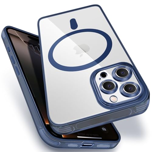 iPhone 16Pro MagSafe�Ή� �N���A �P�[�X �ϏՌ� �ČRMIL�K�i �A�C�t�H��16Pro �X�}�z�P�[�X PC�w�� TPU �ی�P�[�X ��p�ق�16Pro �J�o�[ �S���� �����h�~ ���C�����X�[�d�Ή� �N���A�o�b�N 6.3�C���`�p ALI