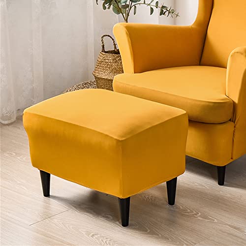 Copri Pouf Elasticizzato BEDSETS - Fodera Quadrata In Tessuto Jacquard Grigio, Taglia S, Adatta A Dimensioni Variabili