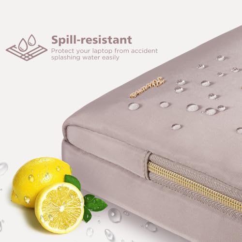 KIZUNA Laptop Bag 15.6 Inch Computer Shoulder Case Sleeve Briefcase For MacBook Air 15 M2/MacBook Pro 16 M3-M1/16 Lenovo Legion Slim 5i Gen 8/Legion Pro 5/Gaming 3i/Slim 3i/IdeaPad 3i/HP,Khaki4